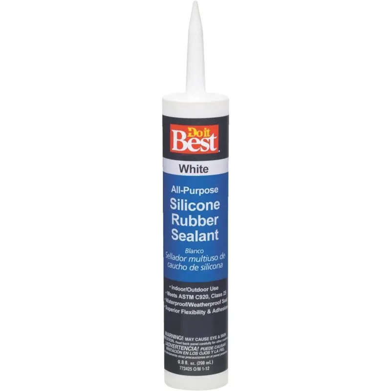 Do It Best 9.8 Oz. All-Purpose Silicone Sealant, White 1