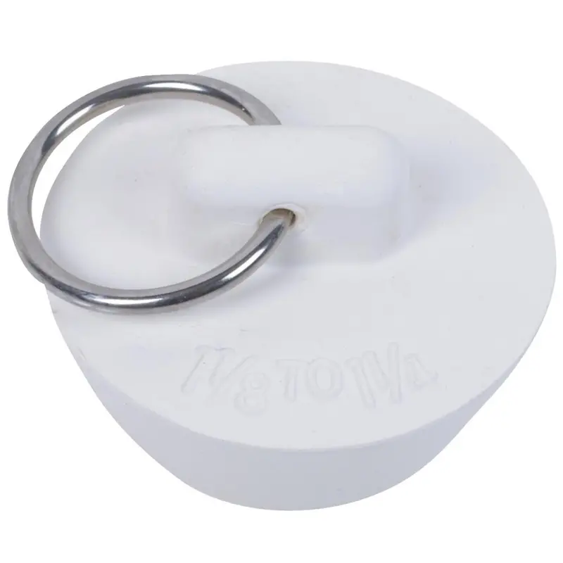 Do It Duo-Fit 1-1/8 In. To 1-1/4 In. White Sink Rubber Drain Stopper 1