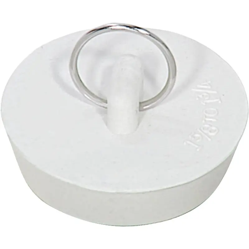 Do It Duo-Fit 1-5/8 In. To 1-3/4 In. White Sink Rubber Drain Stopper 1