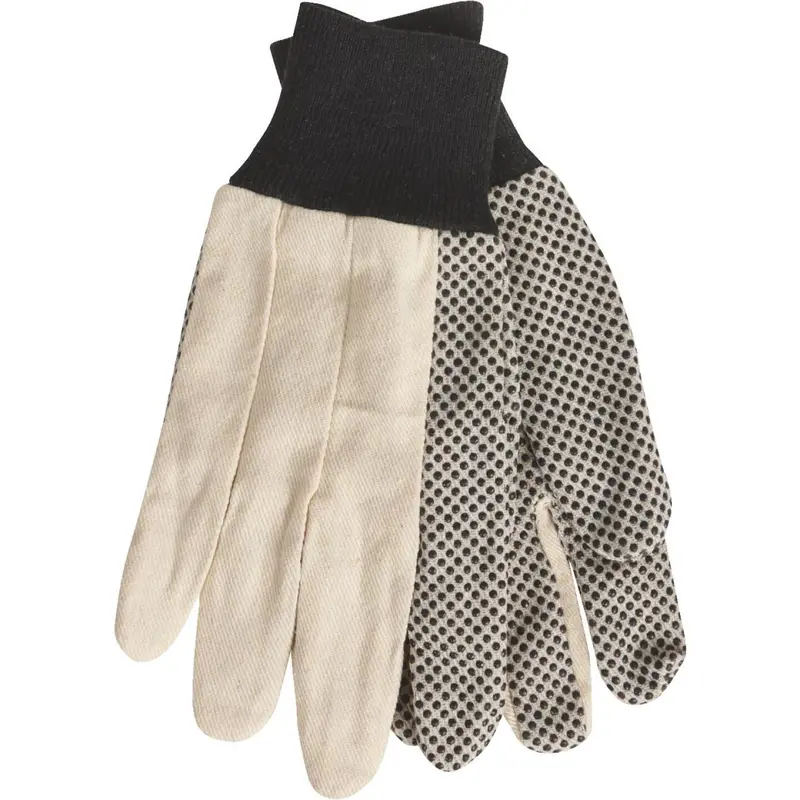 Do It Men's Large Pvc Grip Cotton Canvas Work Glove 1