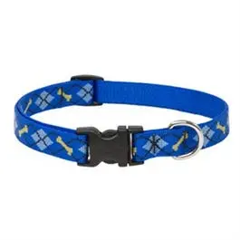 Dog Collar, Adjustable, Dapper Dog, 3/4 X 13 To 22-In. 1