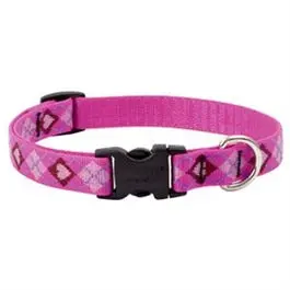 Dog Collar, Adjustable, Puppy Love, 3/4 X 13 To 22-In. 1