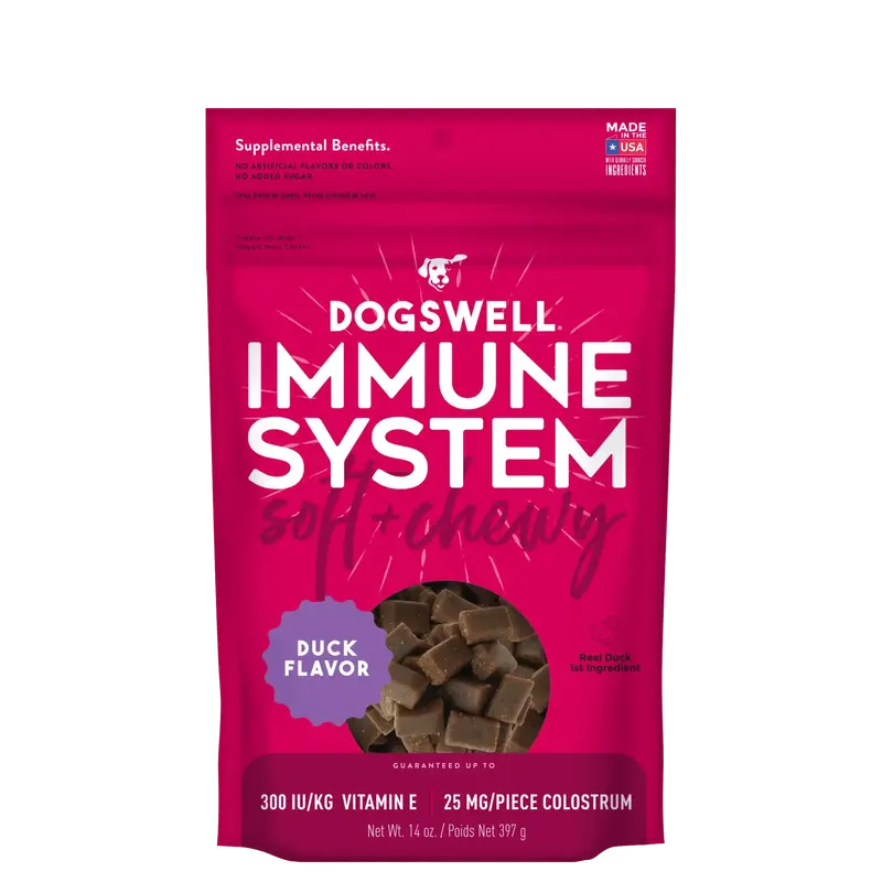 Dogswell Immune System Soft & Chewy Treats, Duck Recipe 1