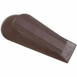Door Stop, Wedge, Brown, 5-In. 1