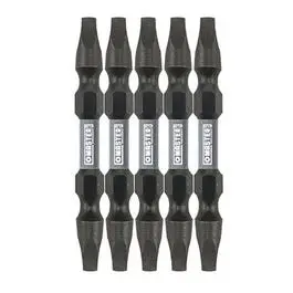 Double End Impact Screwdriver Bit, #2 Square, 5-Pk. 1
