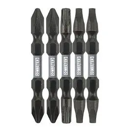 Double End Impact Screwdriver Bit, Assorted, 5-Pk. 1