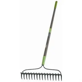 Double Play Bow Rake, 16 Tine, Steel Reinforced Fiberglass Handle 1