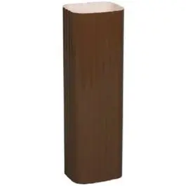Downspout, Brown Aluminum, 2 X 3-In. X 10-Ft. 1
