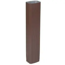 Downspout Extension, Brown Aluminum, 2 X 3 X 15-In. 1