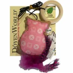 Doyen Cat Ring Feather Pink 1