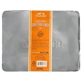 Drip Tray Liners, Aluminum, Small, 5-Pk. 1