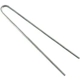Drip Watering "U" Support Stake, Galvanized, 3-1/2-In. 1
