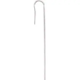 Drip Watering Wire Hook Stake, Galvanized, 8-In., 15-Pk. 1