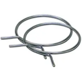 Dryer Duct Clamp, Spring Tension, 4-In., 2-Pk. 1