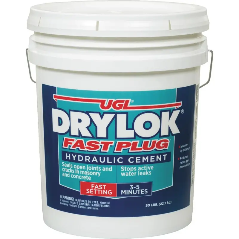 Drylok Fast Plug 50 Lb. Pail Hydraulic Cement 1