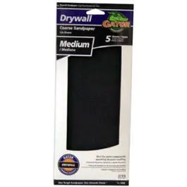 Drywall Paper, Medium Grit, 4-3/8 X 11-In., 5-Pk. 1