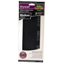 Drywall Sanding Screen, Medium 100-Grit, 4.25 X 11.25-In., 2-Pk. 1