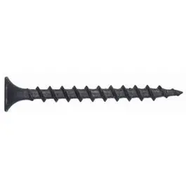Drywall Screws, Black, Phosphate, Coarse, 6 X 1-In., 1-Lb. 1