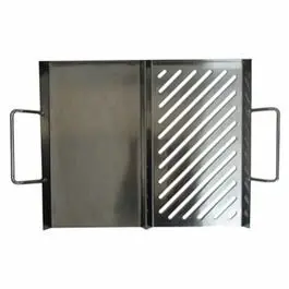 Dual Grill Topper, Stainless Steel 1