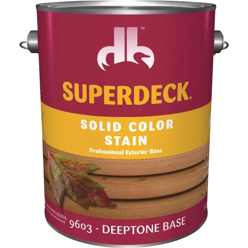 Duckback Superdeck Self Priming Solid Color Stain, Deeptone Base, 1 Gal 1