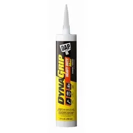Dynagrip Heavy Duty Max Construction Adhesive, White, 10-Oz. 1