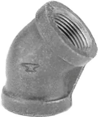 E45-14 Elbow 1/4 Galv 45Deg 1