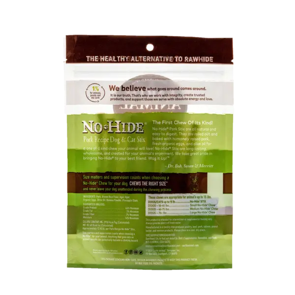 Earth Animal Pork No-Hide® Stix 2