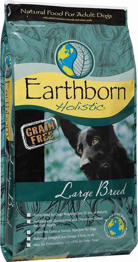 Earthborn Holistic Large Breed Grain Free Dry Dog Food 1