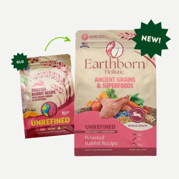 Earthborn Holistic Unrefined Roasted Rabbit Recipe Dry Dog Food 2