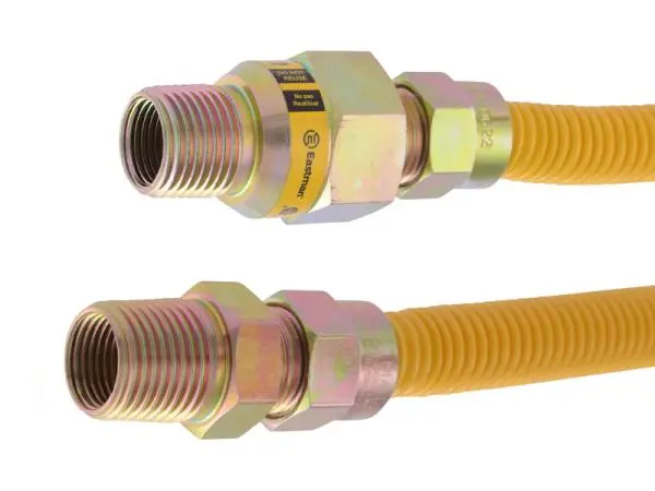 Eastman 1/2 In. Od Armorboost™ Efv Gas Connector - Mip X Mip 1