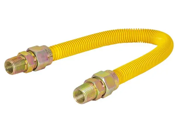 Eastman 5/8 In. Od Epoxy-Coated Gas Connector - Fip X Mip 1