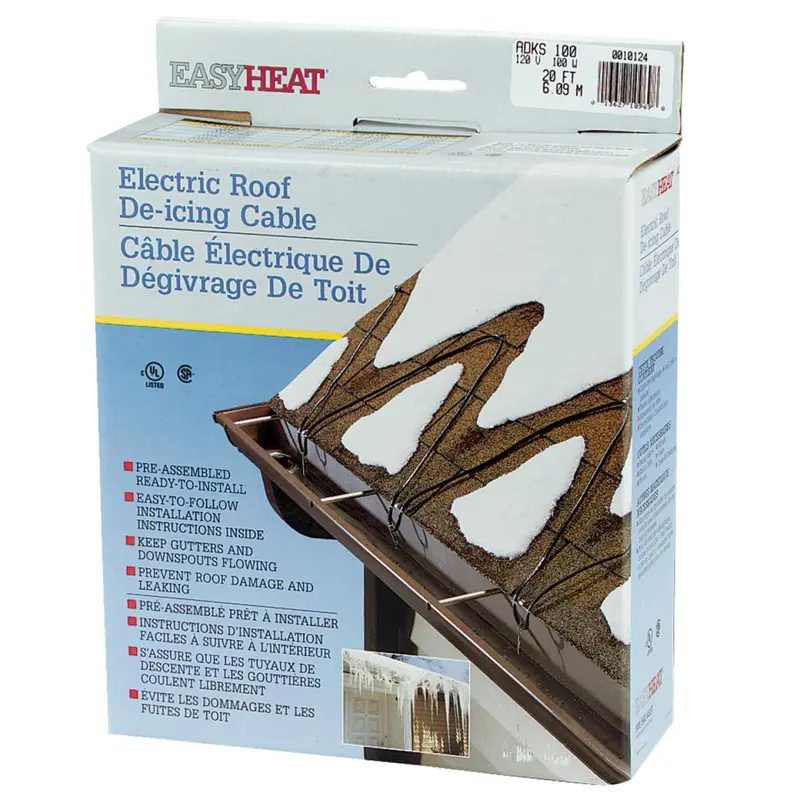 Easy Heat 20 Ft. 120V 5W De-Icing Roof Cable 1