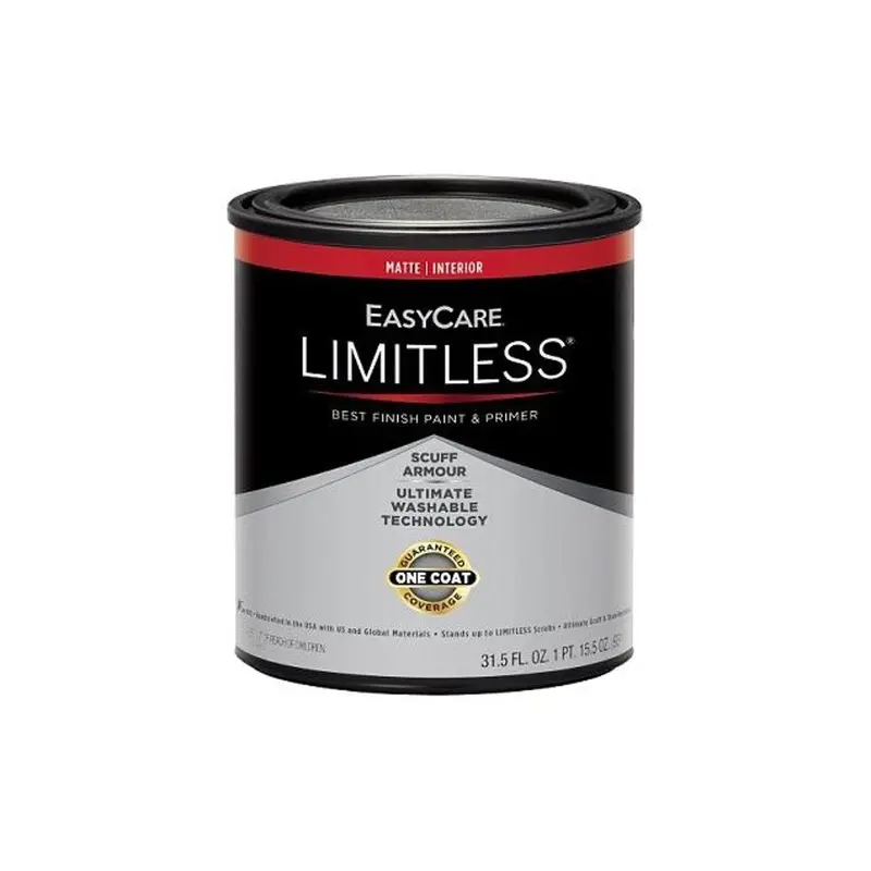 Easycare Limitless 1 Qt. Neutral Base Matte Acrylic Latex Interior Paint & Primer 1