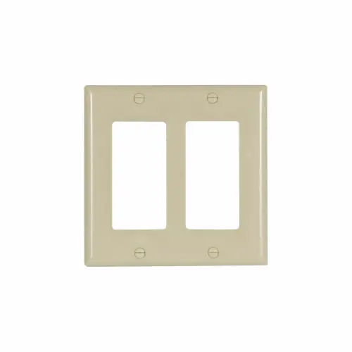 Eaton Cooper Wiring Decorator / Gfci Wallplate, Ivory 1