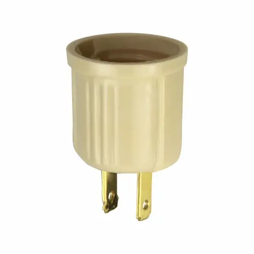 Eaton Cooper Wiring Outlet Adapter 125V, Ivory 1