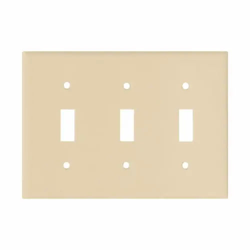 Eaton Cooper Wiring Toggle Wallplate, Ivory 1