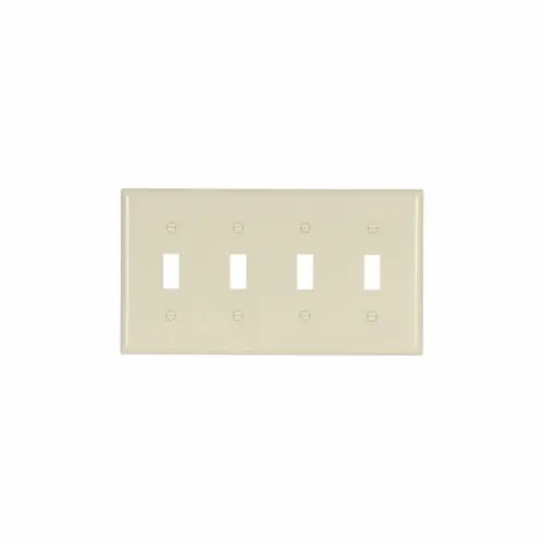 Eaton Cooper Wiring Toggle Wallplate, Ivory 1