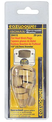 Eazypower Isomax Dowel Plug Flat Head 1/2" 1