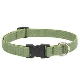 Eco Dog Collar, Adjustable, Moss, 3/4 X 13 To 22-In. 1