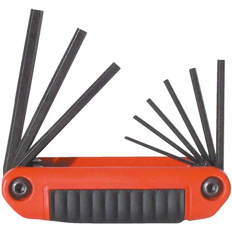 Eklind Medium Handle Ergo-Fold Hex Key Set, 9-Piece 1