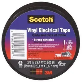 Electrical Tape, Medium-Grade, .75-Inch X 66-Ft. 1