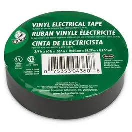 Electrical Tape, Vinyl, Flame Retardant, 0.75-Inch X 60-Ft. 1