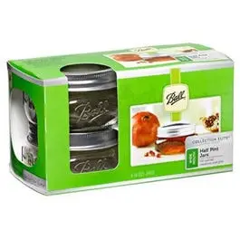 Elite Platinum Wide-Mouth Jars, 8-Oz., 4-Pk. 1