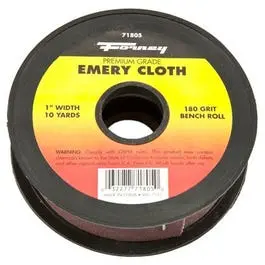 Emery Cloth Bench Roll, 180-Grit, 1-In. X 10-Yard 1