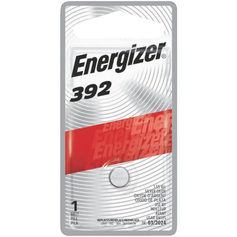 Energizer 392 Silver Oxide Button Cell Battery 1
