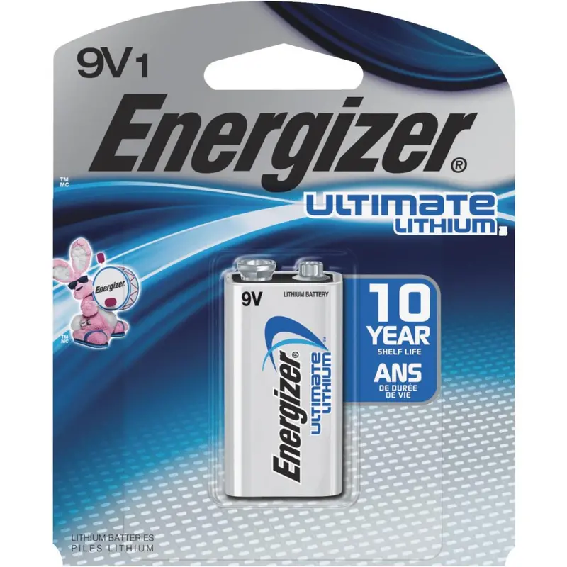 Energizer 9V Ultimate Lithium Battery 1
