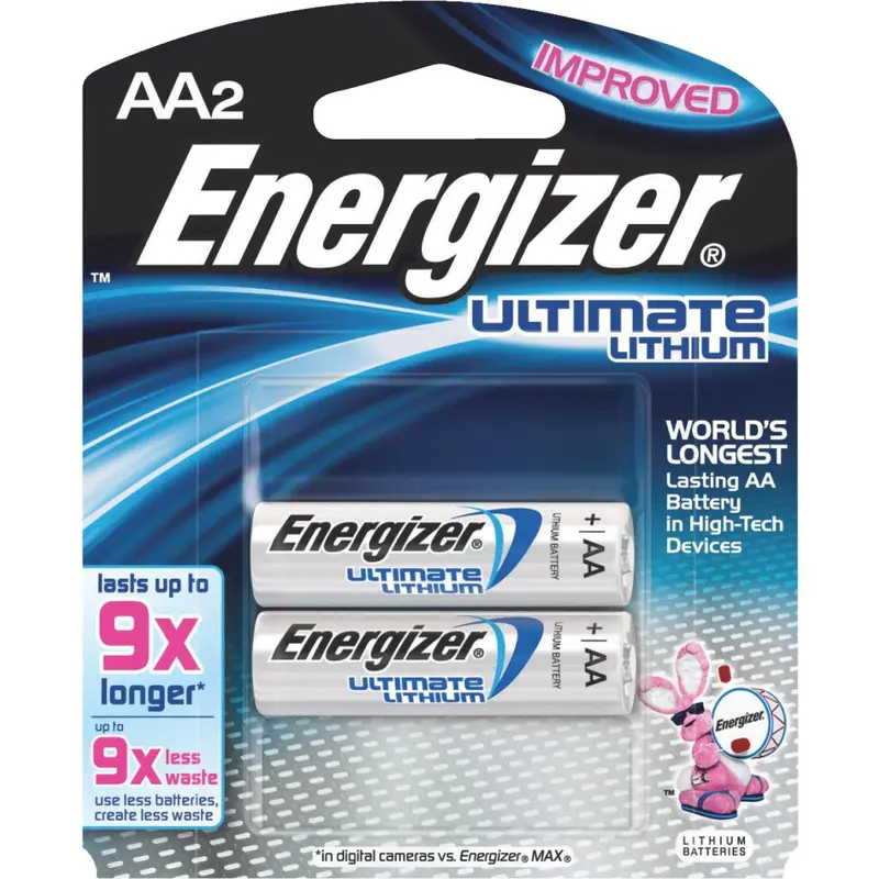 Energizer Aa Ultimate Lithium Battery (2-Pack) 1