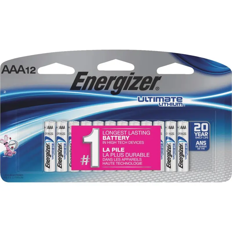Energizer Aaa Ultimate Lithium Battery (12-Pack) 1