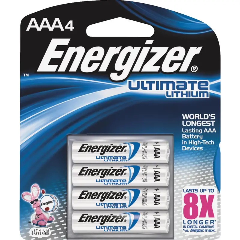 Energizer Aaa Ultimate Lithium Battery (4-Pack) 1