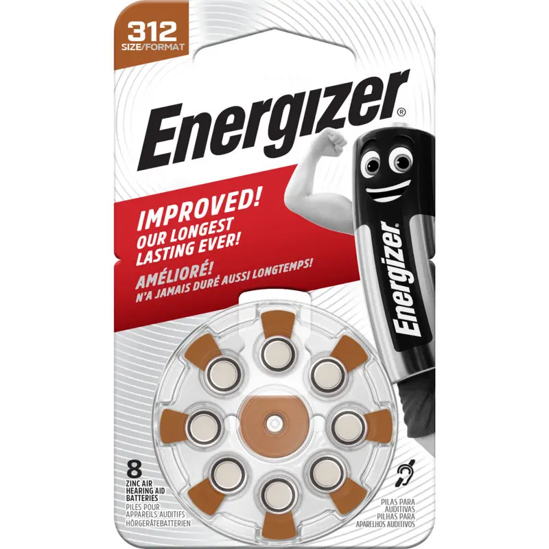 Energizer® Hearing Aid Batteries 312 1